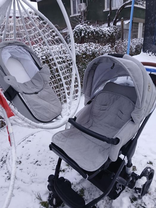 Количка Лорели Римини 2в1 и кошче за изписване Мони Поли.