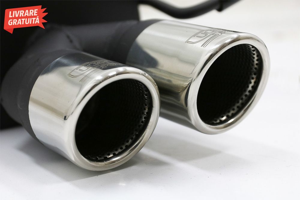 Difuzor Negru Lucios cu Sistem Evacuare BMW Seria 5 F10 (2011-2016)