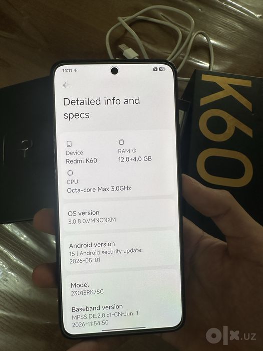 Redmi K60 5G 12/256Gb ideal (Poco f5 Pro)