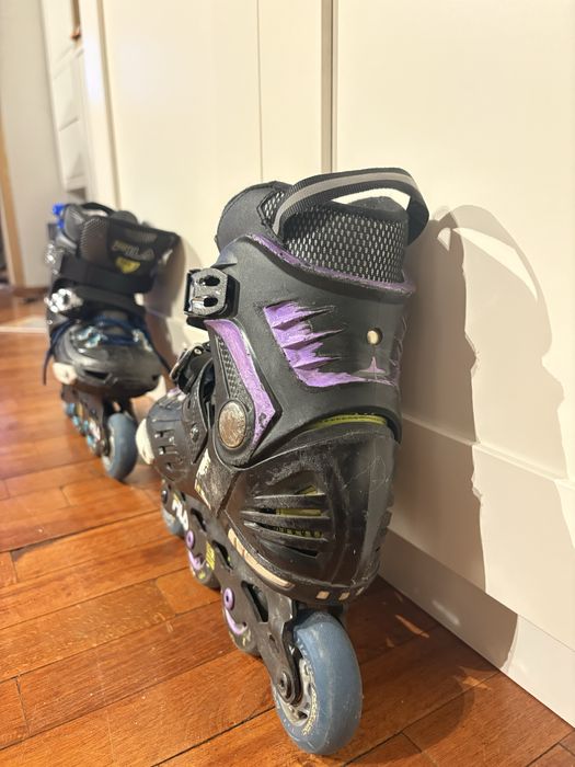 Role Fila NRK Junior Black/Lime F20 marime 36-39