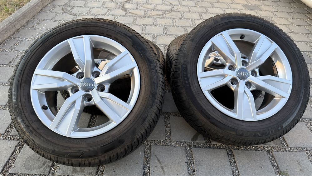 Jante originale Audi 16” + anvelope de iarnă Dunlop