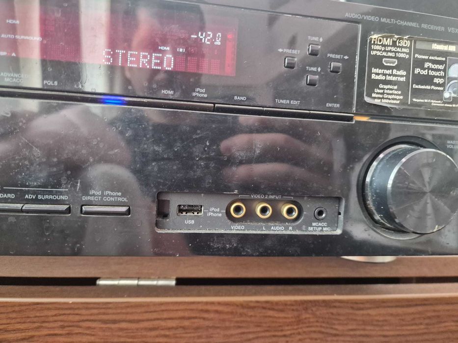 Receiver Amplificator Pioneer vsx 920 k 7.1 140w usb hdmi ipod 4k superb sunet clar puternic