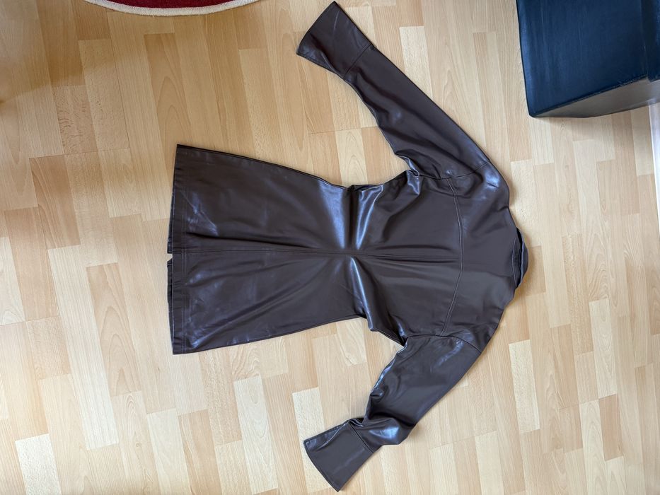 Дамски кожена рокля ZARA