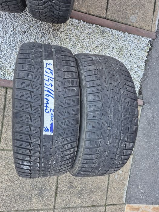 Vând cauciucuri 215/45/16 M+S 2buc imp Germania