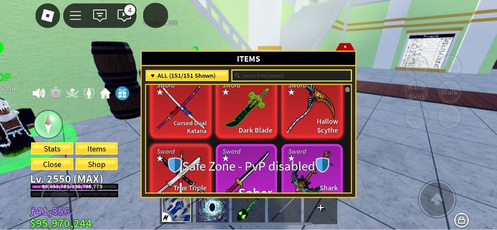 Blox Friuts Аккоунт