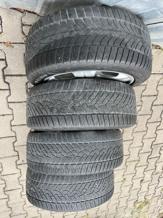 Jante aliaj 5x112mm, anvelope iarna 245/45 R17, Mercedes clasa C, E, VW, Seat, Skoda, Audi