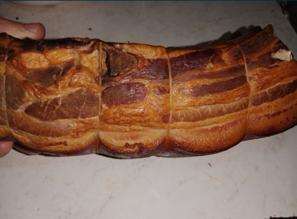 Сало домашний копчёное