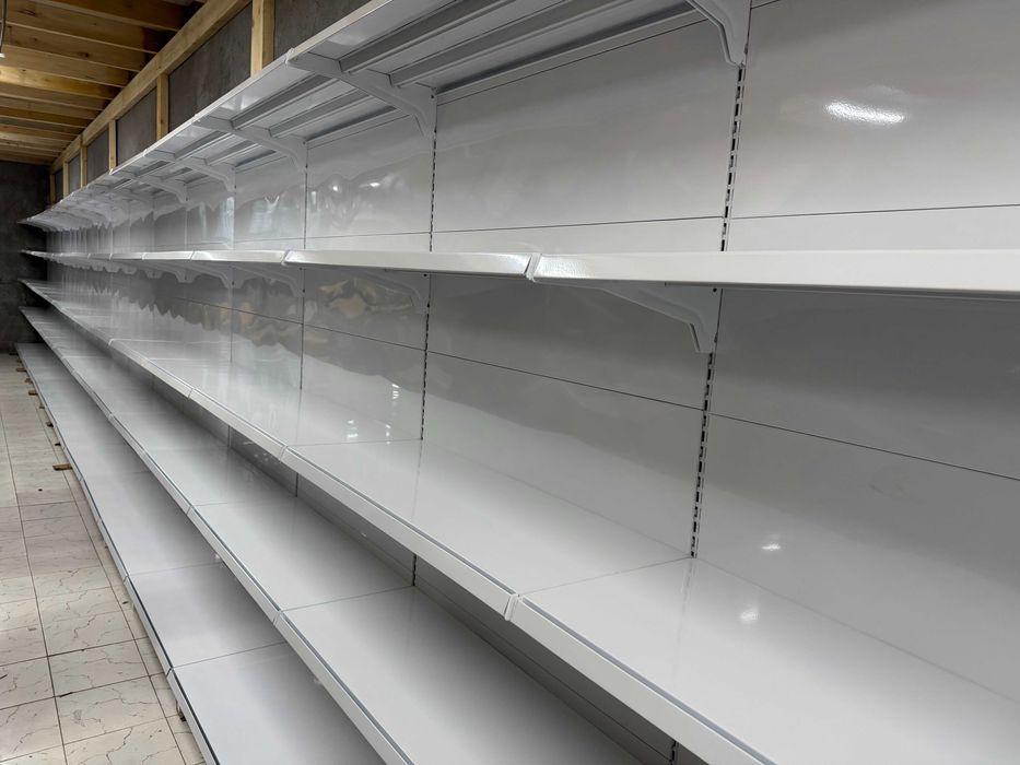 Янги Темир Полка | ТАЙЁРИ БОР | Металл Стеллаж | Прилавка | Витрина