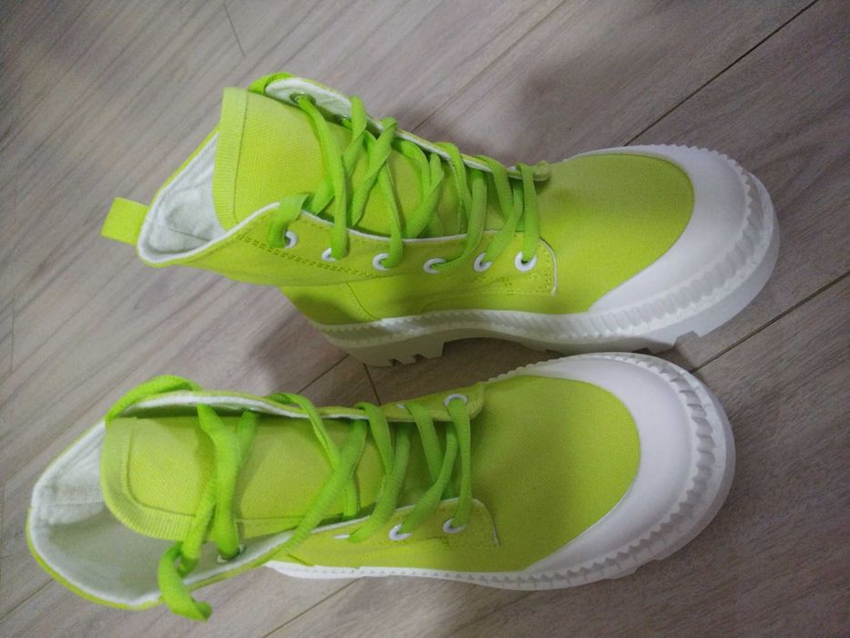 Tenisi dama, noi, de culoare verde, marime 36