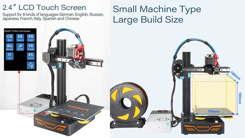 Imprimanta 3D KingRoon pentru polimeri PLA/WOOD/TPU, Noua ambalata!!