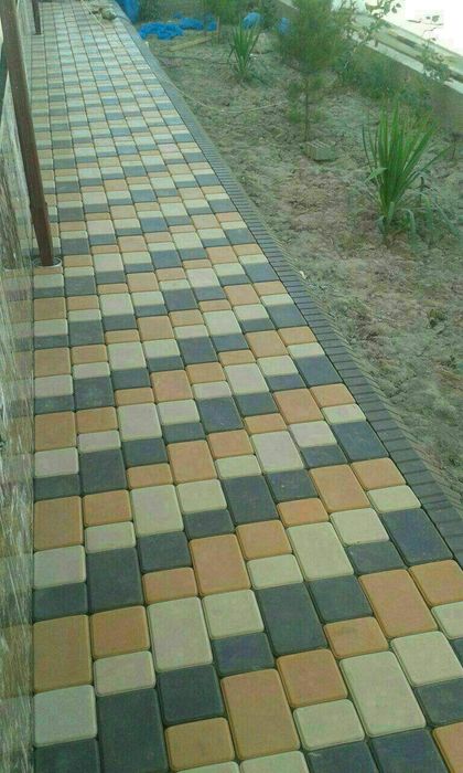 Тротуарные плитки, брусчатки