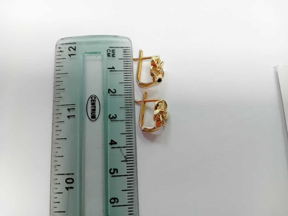 (Ag33) Cercei Aur 14K / Garantie 2 ani
