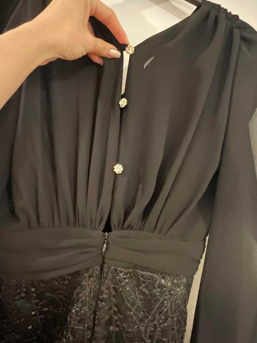 Rochie XS neagra de ocazie - 120 Ron