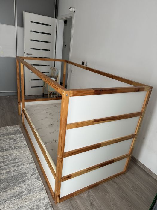 Pat copii Ikea Kura cu saltea inclusa