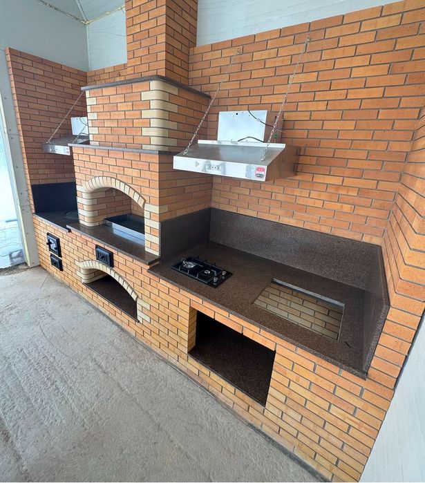 Барбекю зона на заказ