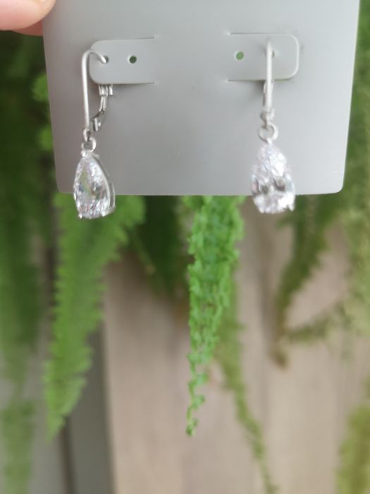 Сребърни нови немски обици BIJOU BRIGITTE проба 925 с цирконий!