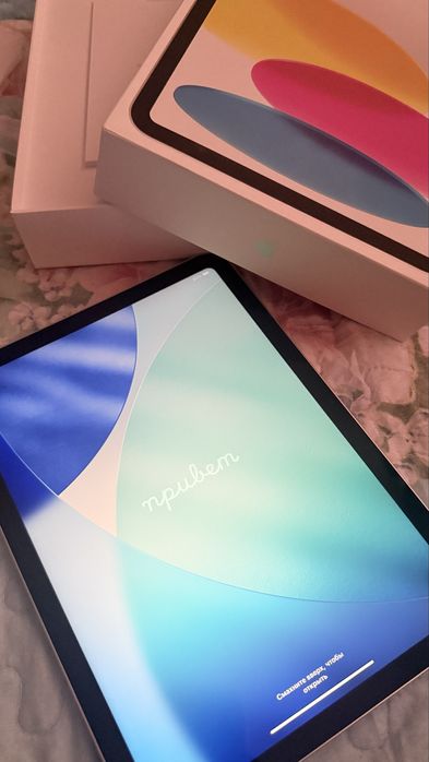 Apple ipad A16, с чехлом