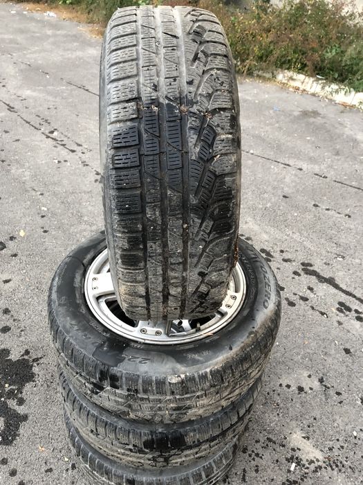 Двойни лети джанти  за Ауди А6 Алрод с гуми Run Flat 225/60 R17