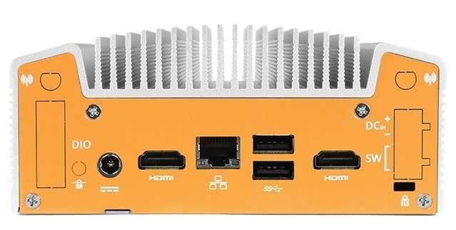 Mini PC Industrial Refurbished OnLogic ML100G-31 Fanless, Intel Core i5-7200U Gen 7, 8GB DDR4, 256GB SSD, 2x HDMI, Windows 10 Pro, Garantie 12 Luni