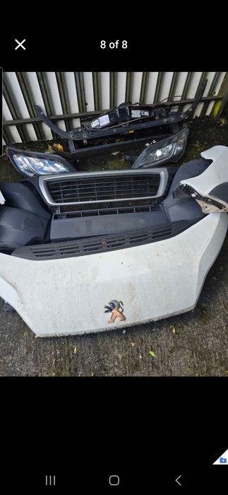 Пежо Боксер предница броня фарове и други Peugeot Boxer Citroen Relay