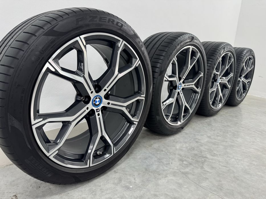 Jante Bmw X5 X6 R21 G05 G06 Originale 741M Pirelli de vara 2023 99%