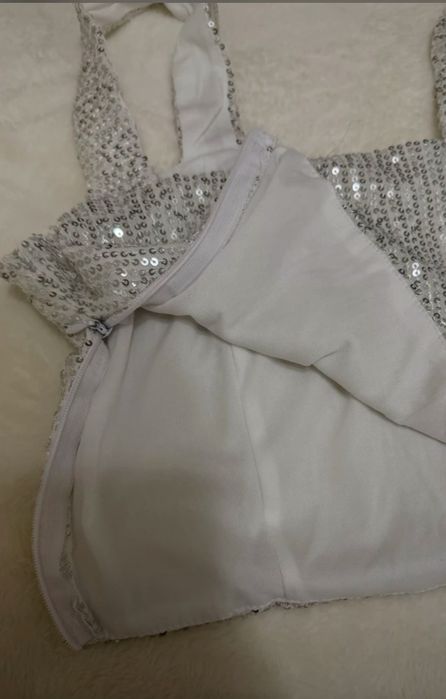 Топ блестящий женский