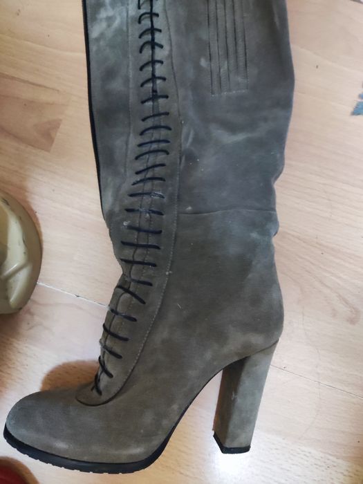 Ботуши естествен велур