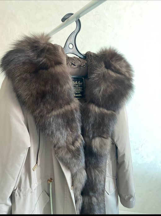 Парка зимняя, натуральная