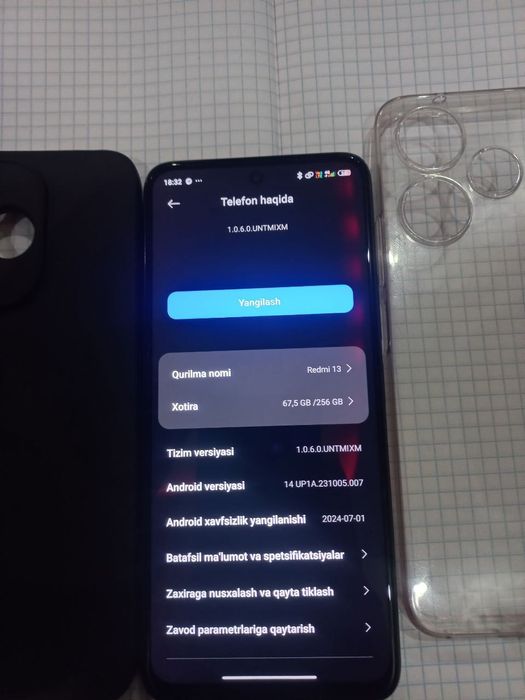 REDMI 13  1 xaftalig yangi