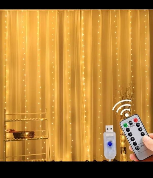 Герлянды дождик 3м*3м