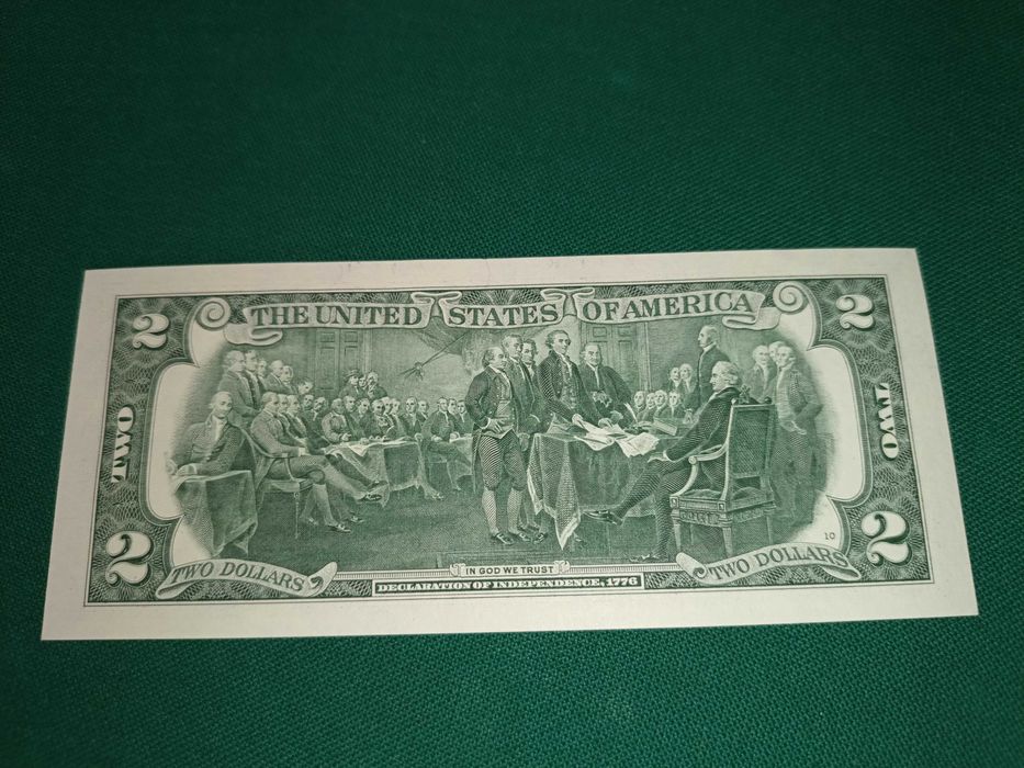 Bancnota 2$ dolar colectionari rara 2017A Necirculata americana SUA