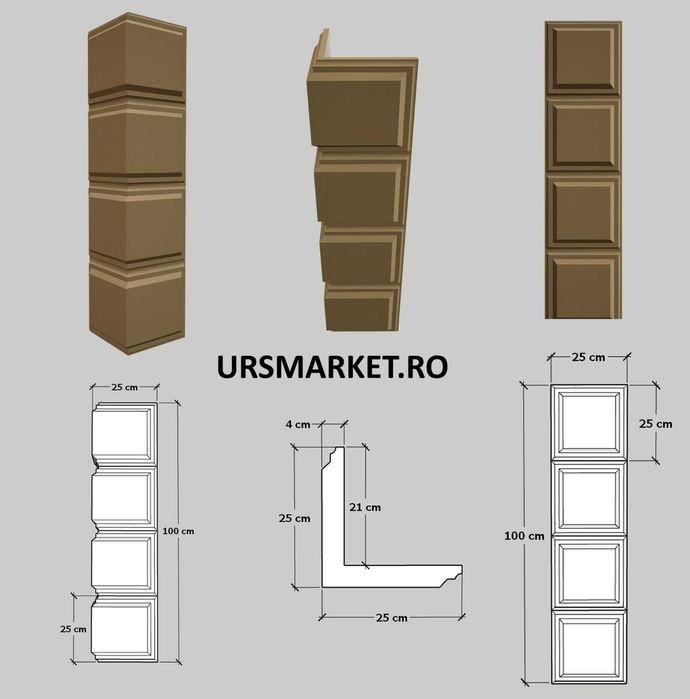 decoratiuni de colt, bosaje de colt pentru exterior