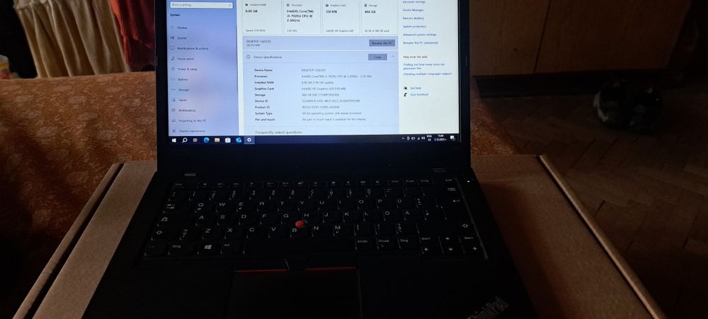 Лаптоп LENOVO T14S