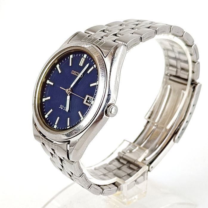 . Мъжки винтидж кварцов спортен часовник Seiko 7N42-7011