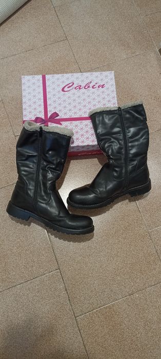 Топли дамски ботуши - номер 40