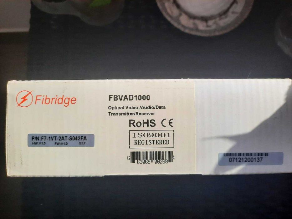 Vand transmitator optic video audio (Transmisie / receptie)