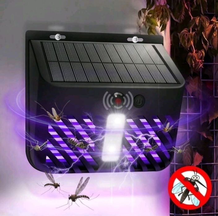 Соларни LED лампи за стълби и алея 10бр,против комари  за стена и маса