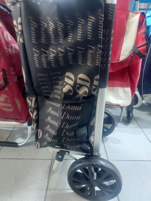 Carucior Mare (piata)cu roti 21cm solide cu rulment metalic