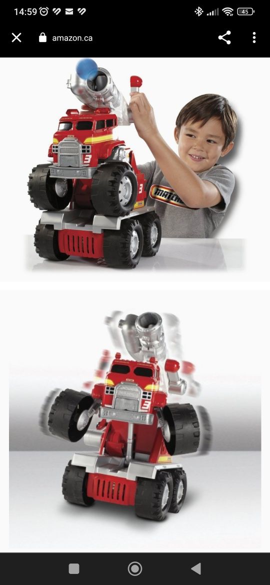 Matchbox smokey sale the fire truck