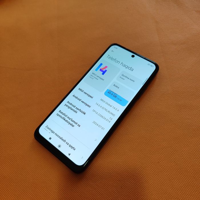 Redmi Note 10s 128 Gb ideal holatda srochni