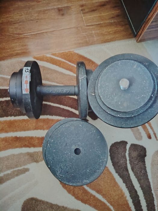Продам гантели 15 кг
