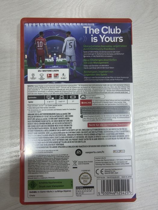 FC 26 Switch 2 key card