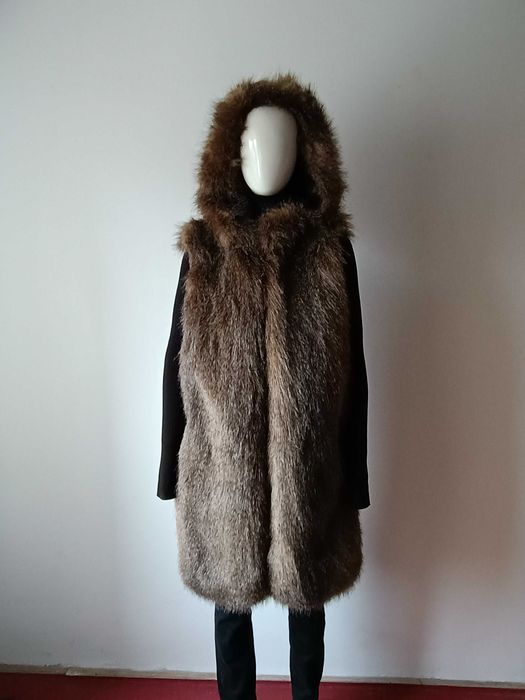 Vestă imitație de blană nouă