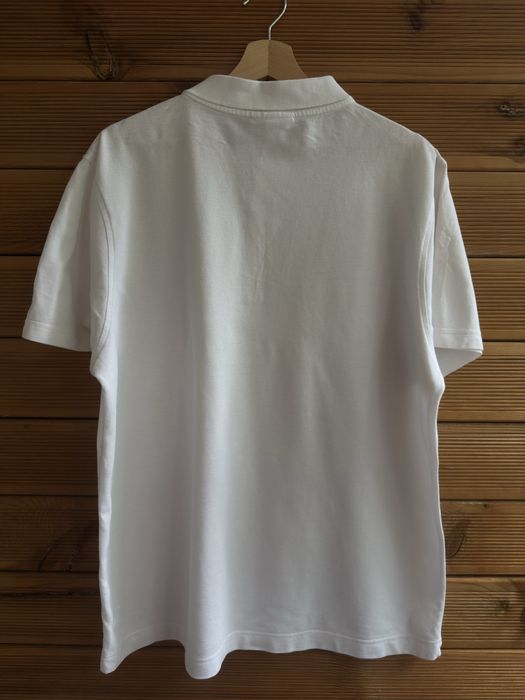 тениска Lacoste Sport Textured Ribbed Polo Shirt in White