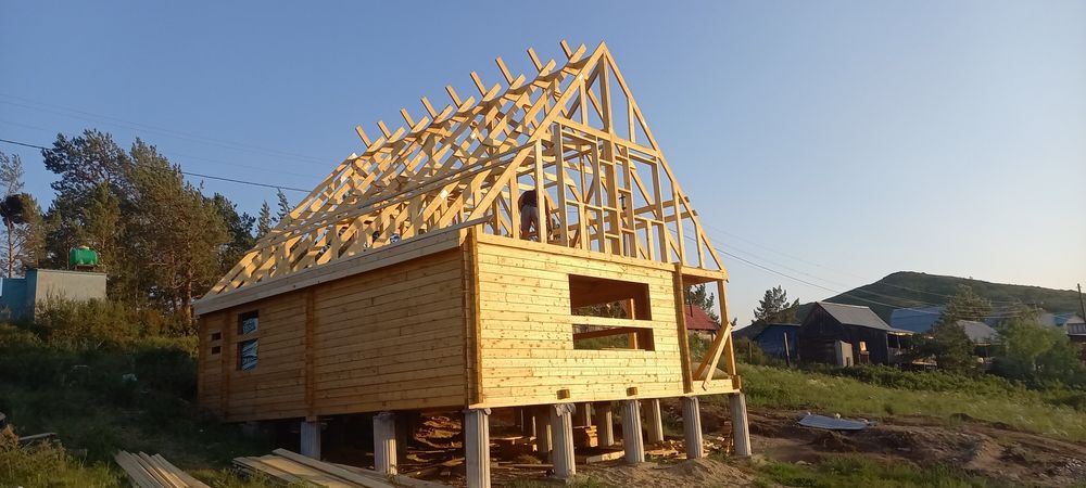 Дома,,беседки,навесы,летники-каркасные,крыши