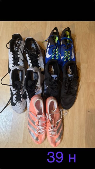 .Нови шпайкове Asics,Nike-от 36 до 43 н.