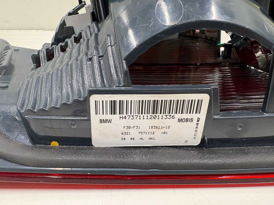 Десен вътрешен стоп Стоп заден капак БМВ Ф30 Ф31 Преди фейс