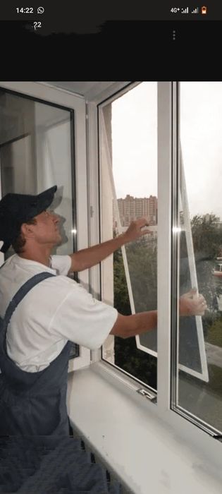 Москитные сетки с установкой