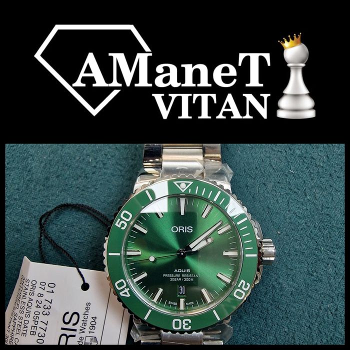 Amanet Vitan 107 / Oris Aquis Date / Nou