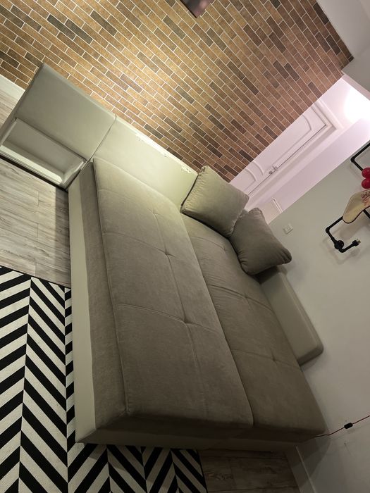 Mobexpert Modena ,canapea/ coltar extensibil + lada depozitare